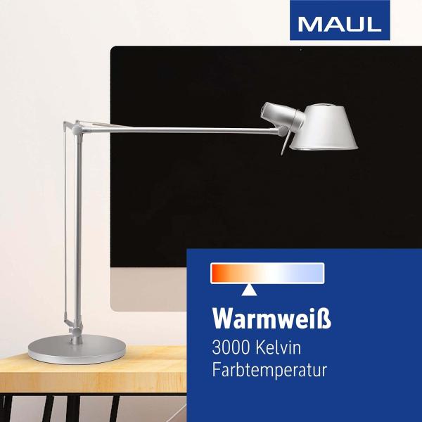 MAUL Tischleuchte MAULrock 8234195 15Watt Standfuß silber Bild 7