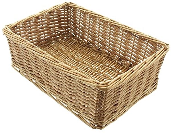 Regalkorb Natur klein Box Aufbewahrungskorb Schale Korb Flechtkorb 30cm