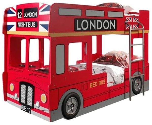 Vipack 'London Bus' Spielbett 90x200