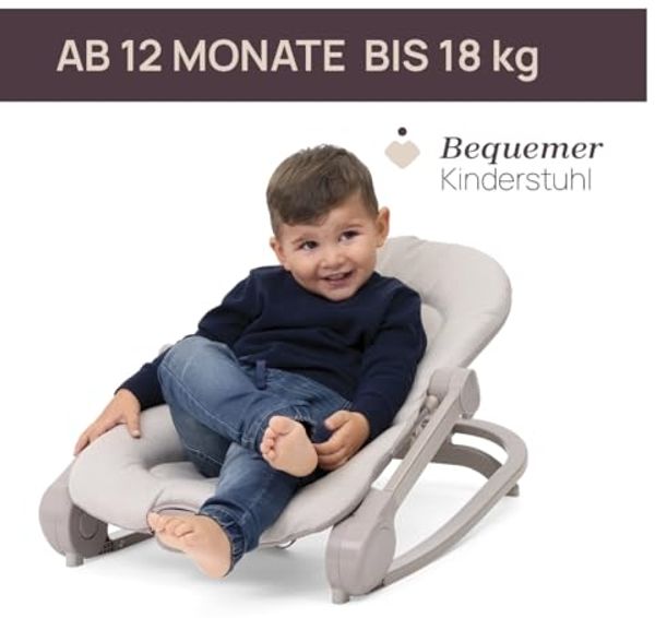Chicco Relax Mia Babywippe – Fossil Grau Bild 3