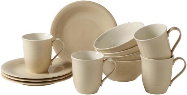 like. by Villeroy & Boch Color Loop Sand Frühstücks-Set 12tlg. A U S L A U F !