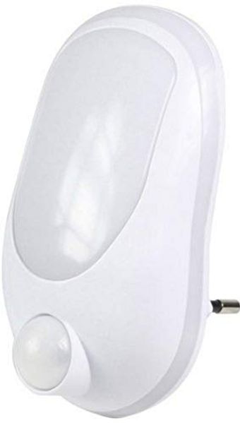 Smartwares LED Nachtlicht mit Bewegungsmelder, Tag/Nacht Sensor - 0,4 Watt 6000. 293 Weiß