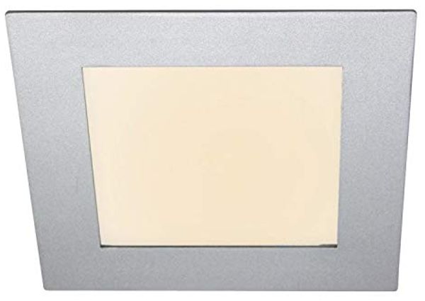 Heitronic Nr. 23301-HE LED Panel Toulouse 184mm Eckig silber 3000K IP44