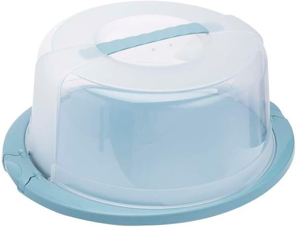 keeeper Tortenhaube ricardo rund nordic-blue Tortencontainer verschließbarer Deckel ergonomischer - 1 Stück (1077668000000)