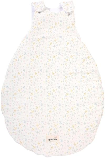 Geuther 4124 Babyschlafsack 62-68 Ganzjahresschlafsack aus 100% Bio-Baumwolle weicher Kinderschlafsack größenverstellbare & Pflegeleichte Baby Erstausstattung Soft Swirl