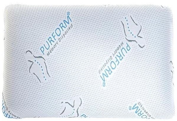 Vente-unique - SIRONA Kopfkissen Stoff Weiß - B 40 cm x H 12 cm x L 60 cm