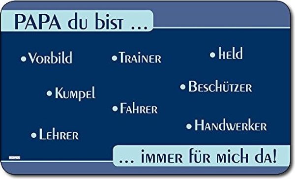 Frühstücksbrettchen PAPA Kesper Melamin / Stullenbrett / Brotbrett
