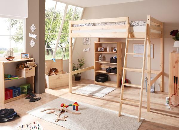 Doppel Hochbett "Matthias" 140x200 Kiefer