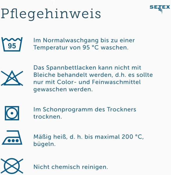 SETEX Feinbiber Spannbettlaken, 180x200 cm großes Spannbetttuch, 100 % Baumwolle, Bettlaken in Anthrazit Bild 9