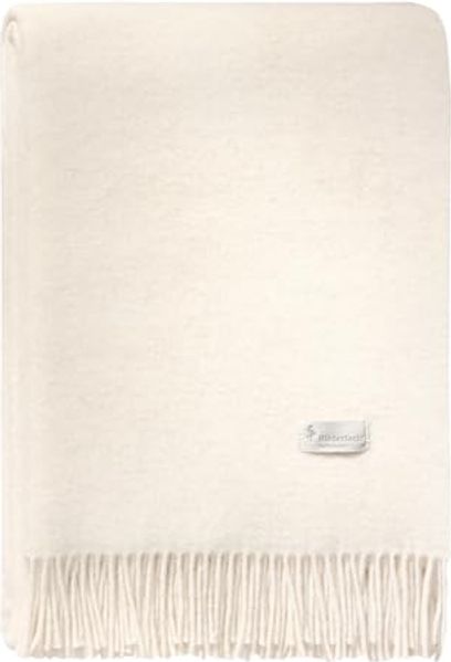 Wohndecke Soft Impression im Doubleface-Look, Biederlack, Wolle-Kaschmir-Mix