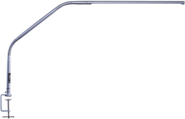 Slimline 4™ LED-Tischleuchte in Eisgrau – 6.000 K Tageslicht, 3.200 Lux, 4 Helligkeitsstufen, USB-C-Ladeanschluss, Blendschutz-Diffusor, flexibles Design, Kunst & Handwerk, Nähen, Nagelstudio