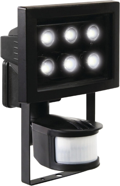 CREE LED-Flutlichtstrahler 12m/180° Bewegungsmelder, IP44