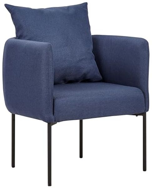 Sessel MALMOS Stoff Dunkelblau