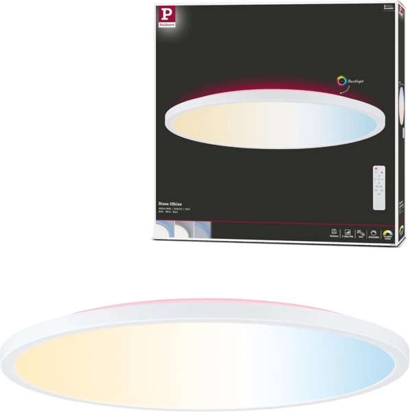 Paulmann 71191 LED Panel Atria Shine Backlight 400mm RGBW weiß dimmbar