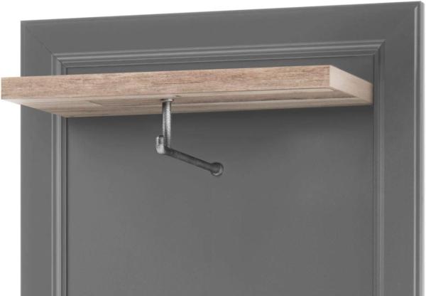 Garderobenpaneel TOSKANA Garderobe grau Timber wood Bild 3
