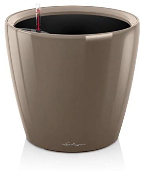 LECHUZA CLASSICO Premium LS 35 taupe hochglanz 16065