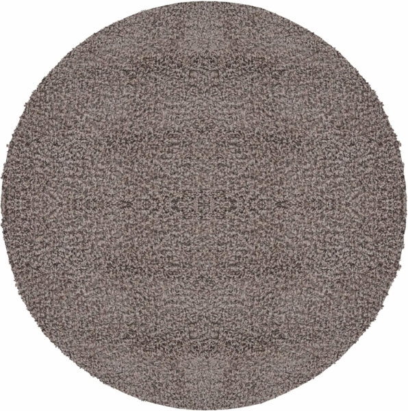 Carpetsale24 Shaggy Hochflor Teppich, 120 cm Rund, Beige, weich, flauschig, modern, einfarbig, Ideal unter Beistelltisch oder im Flur, für Wohnzimmer Schlafzimmer Flur Bild 1