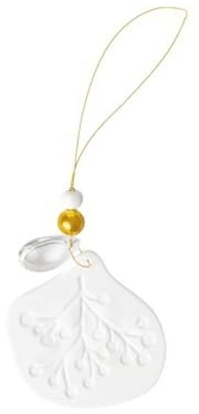 Räder Winterzauber Porzellanornament Beerenzweig 5,5x6cm