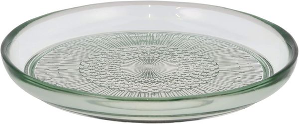 BITZ Teller Kusintha 18cm Grün Frühstücksteller Rund Glas Grün 18 cm 25 mm