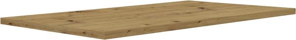 FORTE Tables Arbeitsplatte, Holzwerkstoff, Braun, 160 x 3,8 x 90 cm