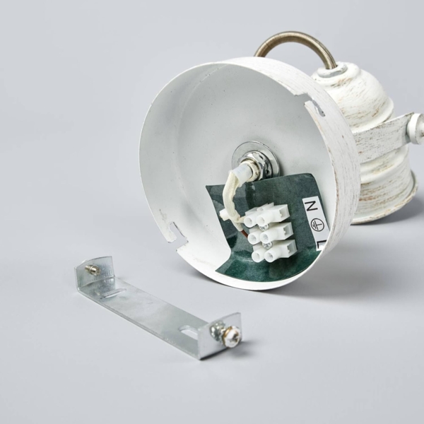 Lindby Wandleuchte Leonor, Metall, Weiß IP20, 1 x 10 W LED Bild 7