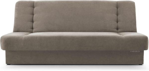 MOEBLO Schlafsofa Cyprus, Sofa Kippsofa Klappsofa Clic-Clack Couch für Wohnzimmer Federkern Sofagarnitur Polstersofa - 192x85x92 cm -, mit Bettkasten und Schlaffunktion