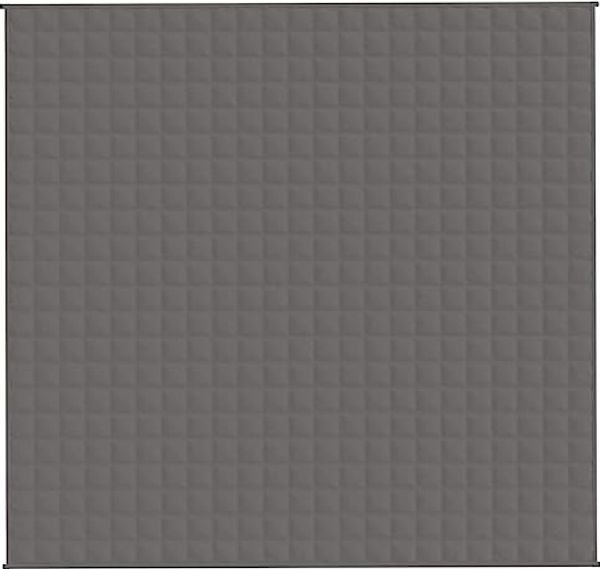 vidaXL Gewichtsdecke Stoff, 1x Gewichtsdecke, Dunkelgrau, 220x230 cm, Stoff, 15 kg Bild 6