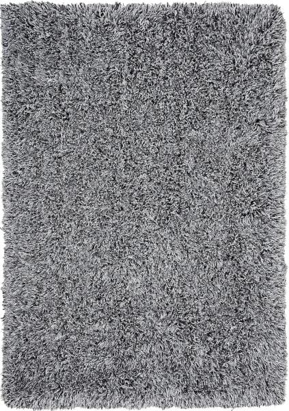 Teppich schwarz-weiß 160 x 230 cm Shaggy CIDE