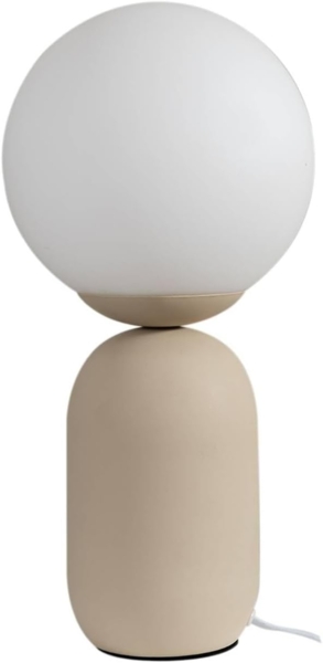 Lindby Tischleuchte Lennes, Glas Weiß IP21, 1 x 15 W LED