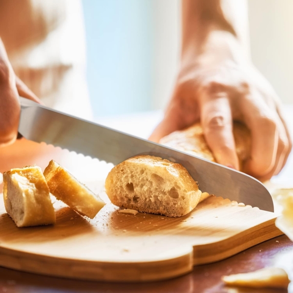 JOEJI’S KITCHEN Universalküchenmesser 5-in-1 Messerset aus Edelstahl - Scharfe Küchenmesser Set Bild 6