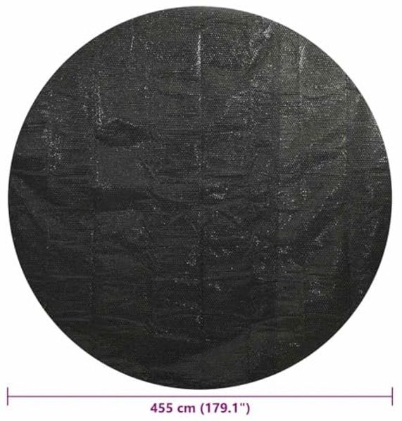 vidaXL Poolabdeckung Schwarz 455 cm PE 92158 Bild 6
