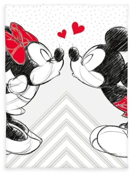Mickey & Minnie Fleecedecke - 150x200 cm