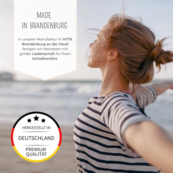 Kaltschaum Topper 210x180x6cm 212g Bezug (210.180.06-KAS) [ROW1361] Bild 3