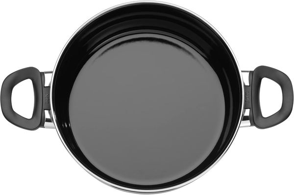 Silit Modesto Line Topfset Induktion 4-teilig, Kochtopf Set mit Glasdeckel, Silargan Funktionskeramik, Induktions Töpfe Set nickelfrei, schwarz Bild 5