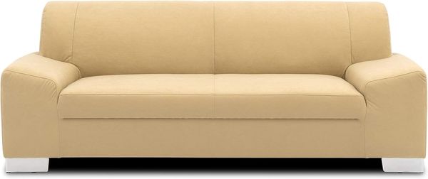 DOMO Collection Sofa Alisson, 3er Couch, 3-Sitzer, 3er Garnitur, 199 x 83 x 75 cm, Polstergarnitur in beige