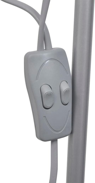 vidaXL Stehlampe Grau 242732 Bild 5