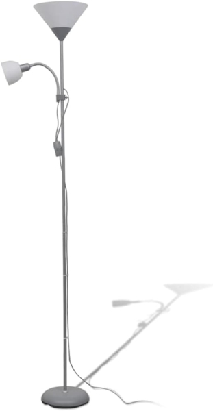 vidaXL Stehlampe Grau 242732 Bild 1