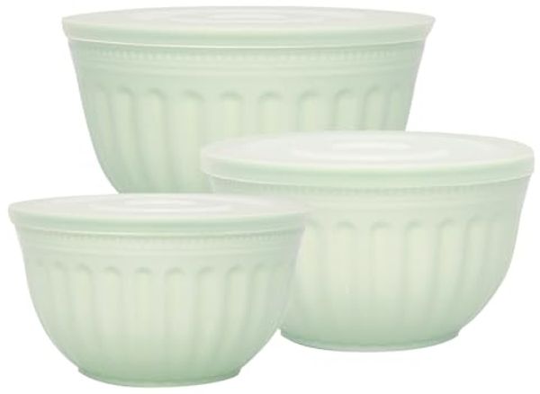 Greengate Vorratsdose Schüssel-Set mit Deckel Alice Pale Green (3-teilig)