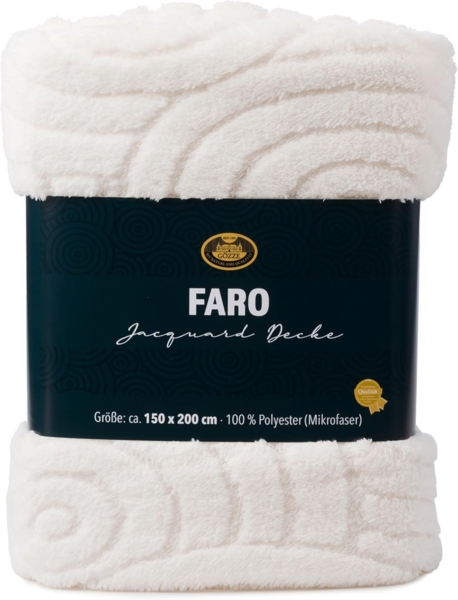 Decke FARO weiss (BL 150x200 cm)