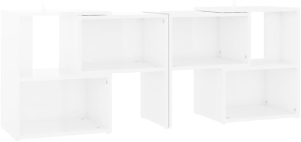 vidaXL TV-Schrank Weiß 104x30x52 cm Holzwerkstoff 808350