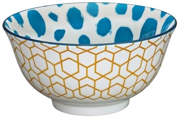 Cilio Schale AMICI Bowl Waben 18 cm, Porzellan, (Bowls)