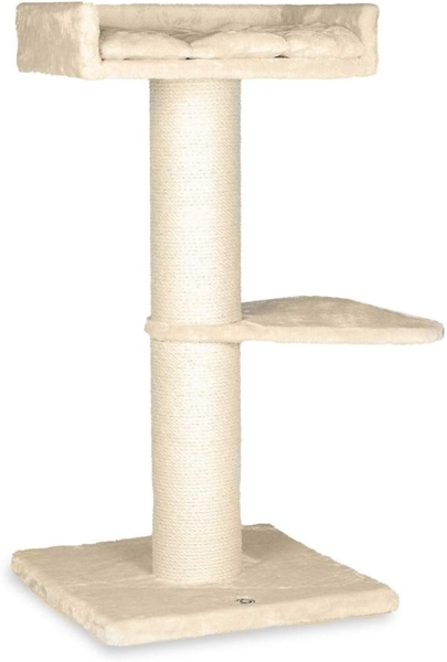 Canadian Cat Company Kratzbaum Barnie, beige, Kratzbaum mit extra dickem Plüsch