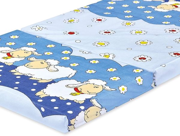 Bambini klappbare Reisebettmatratze Reisematratze 120x60 cm Schaf Bild 4