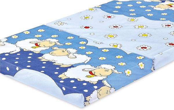 Bambini klappbare Reisebettmatratze Reisematratze 120x60 cm Schaf Bild 5