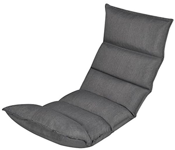 vidaXL Bodensessel Grau Stoff 242397
