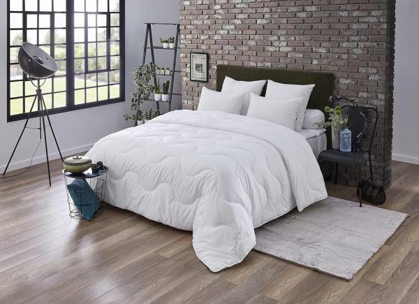 Dodo Maxiconfort Ultra Steppdecke, warm, Kunstfaser, 200x140 cm, Weiß Bild 1