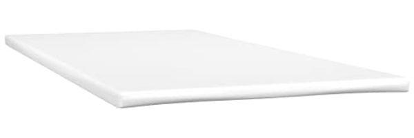 vidaXL Boxspringbett mit Matratze Creme 90x200 cm Stoff 3142310 Bild 6