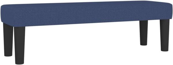 vidaXL Sitzbank Blau 100 x 30 x 30 cm Stoff [346650]