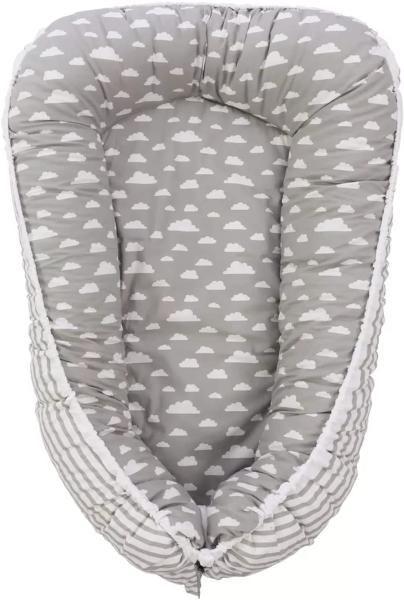 Puckdaddy 'Clara' Babynest 80x50cm, grau