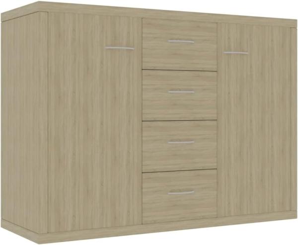 vidaXL Sideboard Sonoma-Eiche 88x30x65 cm Holzwerkstoff 800687